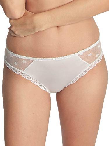 sassa Slip 'DOTTED MESH'  offwhite