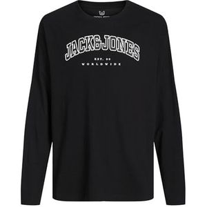 JACK&JONES - JJECALEB VARSITY TEE LS O-NECK - Lange Mouwen Shirt - Jongens