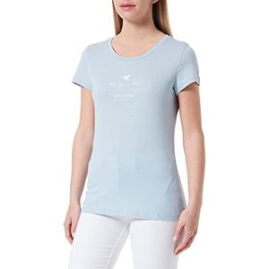 MUSTANG Alexia C Print T-shirt voor dames, Celestial Blue 5038, XS