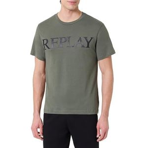 Replay M6475 T-shirt, 238 Military, XL, heren