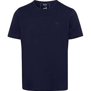 BRAX Heren Style Tony Blue Planet duurzaam katoenen T-shirt, Ocean, M, ocean, M