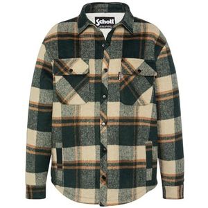 CARY SCHOTT - Dikke Vest - Geruit - Polyester - Sherpa Voering