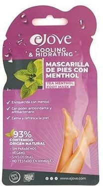 Ejove - Voetmasker - 20 ml - Hydraterend en Verkoelend - Menthol-extract