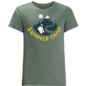 Jack Wolfskin - SUMMER CAMP T K - T-shirt - Hedge-green - Korte Mouwen - 100% Polyester