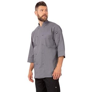Chef Works Marokko Chef-kokjas voor heren, Grijs, 3XL