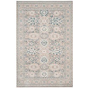 Safavieh Valentin Vintage Geïnspireerd tapijt, geweven polypropyleen loper tapijt in grijs/blauw, 62 X 240 cm Overgangsfase 120 X 180 cm Grijs/Blauw