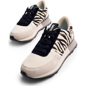 Gioseppo - Chesaning - Suède Sneakers - Dierlijke Print - Lichtgewicht EVA-middenzool