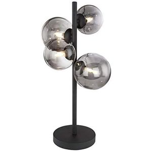 LED schrijftafel lamp metalen lamp zwart glas bollen verlichting