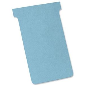 Nobo Kaartbord accessoires T-kaarten in blisterverpakking, maat 3, 100 stuks, blauw