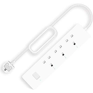 Woox R4055 UK Smart Power Strip 13A 3 Port 2 USB (1 pak), 3 stekkers