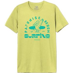 Republic Of California California Laguna Beach MEREPCZTS124 T-shirt, heren, geel, maat XL, Geel, XL