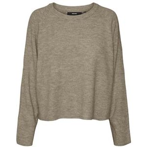 Vero Moda - VMJUPITER - Gebreide Trui - Mélange - Knitwear - Ronde Hals