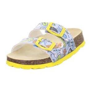 superfit voetbed pantoffel jongens Slipper, grijs, meerkleurig 2500, 26 EU