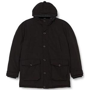 s.Oliver Big Size Outdoor mantel, zwart, 3XL