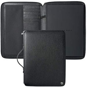 Conference folder met ritssluiting A4 Tradition Black