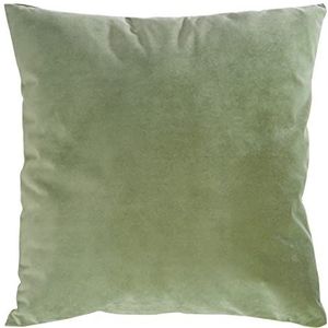 Eurofirany Fluweel Velvet Kristi kussenovertrek sofakussen sierkussen 1 STK. 45x45 (groen)