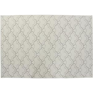 ALFOMBRA POLYESTER 160X230X1 900 GSM NUBES BLANCO