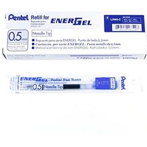 Pentel 0,5 mm EnerGel inkt navullingen - blauwe inkt (verpakking van 12 navullingen)
