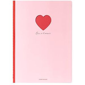Legami - Groot gelinieerd notitieboek, B5 vellen, singer-puntbinding, papier 100 g/m², 18,5 x 24,8 cm