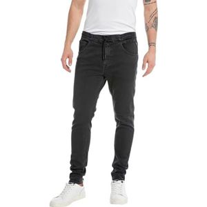 Replay Milano Bio Antifit Jeans voor heren, 099, blackboard, 32W x 32L