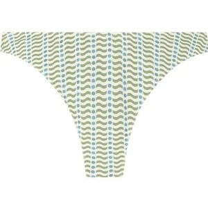 Women'secret 6469686 damesslip, groen, bedrukt, XL, Groene opdruk, XL