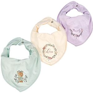 NAME IT Baby Girls NBFYVETTESABINA 3P Scarf BIB slabbetje, Orchid Petal, One Size, orchid petal, Eén maat