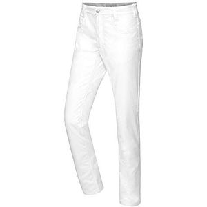 BP 1756-311-0021-33/34 Stofmix met Stretch Slim-Fit-jeans voor mannen, 65% katoen/30% polyester/5% elastaan, wit, 33/34 grootte