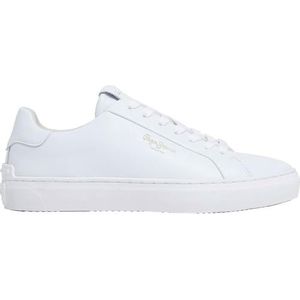 Pepe Jeans Dames Camden Top W Sneaker, wit (wit), 4 UK, Wit, 4 UK