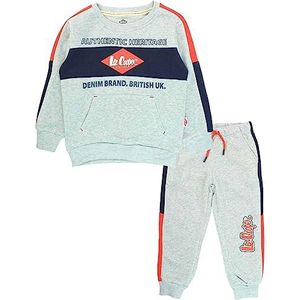 Lee Cooper GLC7457 JB S1 joggingpak, grijs, 10 A, jongens, Grijs, 10 Jaar