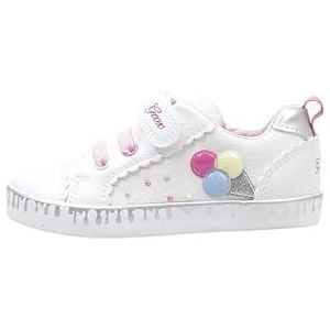 Geox B Kilwi Girl Sneakers voor jongens en meisjes, wit, 23 EU, wit, 23 EU