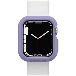 OtterBox All Day Watch Bumper voor Apple Watch Series 9/8/7 - 41mm, Schokbestendig, Valbestendig, Slanke beschermhoes voor Apple Watch, Guards Display and Edges, Purper/Geel