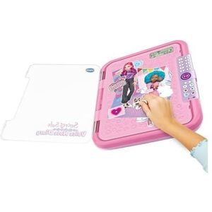 VTech KidiSecrets 365 Mijn geheime dagboek, interactief dagboek voor meisjes met spraakopname, dagboek met lcd-scherm en geheime code, Italiaanse taal, batterijen inbegrepen, 5-12 jaar