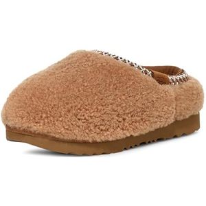 UGG Tasman Maxi Curly Pantoffels, uniseks, kinderen en jongens, Kastanje, 32 EU