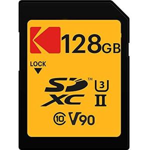 Kodak - SD 128 GB - Geheugenkaart - SDXC - UHS-II - U3 - V90