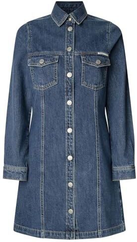Pepe Jeans - Authentic - Blousejurk - Blauw - Denim