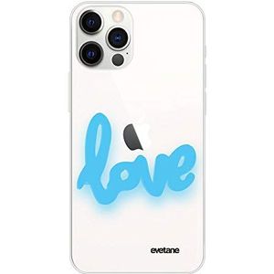 Beschermhoes voor iPhone 12/12 Pro, Love Fluo