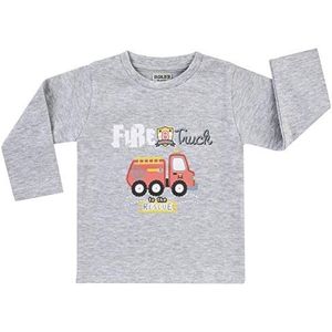 Jacky shirt met lange mouwen voor jongens, maat: 122, leeftijd: 7 jaar, Basic Line, grijslang, 6531918