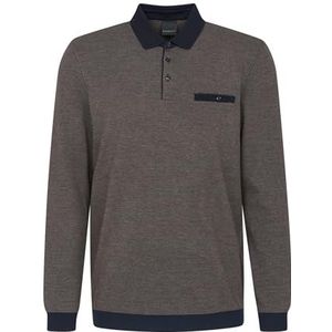 bugatti heren polo 1:1 mouw, bruin, M