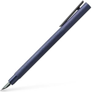 Faber-Castell Neo Slim Auminium F Vulpen - Donkerblauw