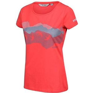 Regatta Dames Breezed' Active Coolweave katoen met grafische print T-shirts/polo's/vesten