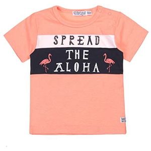 DIRKJE jongensshirt, neon coral, 3 Jaar
