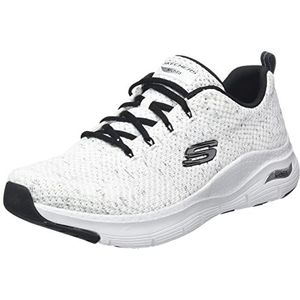 Skechers Dames Arch Fit Sneaker, Wit, 37.5 EU