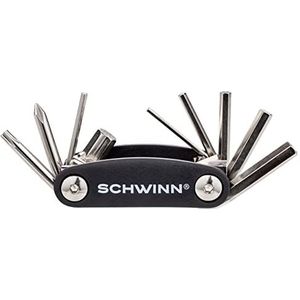 Schwinn 9-in-1 fietsreparatieset, zwart/zilver
