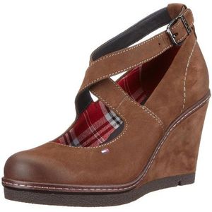 Tommy Hilfiger FW8BS01914 ANGELINA 1, damespumps, Braun Brown, 39 EU