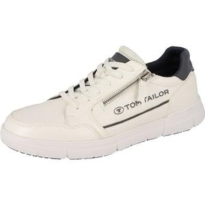 TOM TAILOR 5382003 Sneakers voor heren, wit, 46 EU, wit, 46 EU