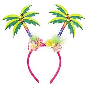 Widmann 68591 - haarband met palmen voor volwassenen, strand, Hawaii, tropisch, themafeest, carnaval