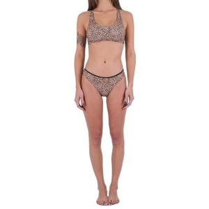 Hurley - Max Leopard - Bikinibroekje - Brown Sugar - Rekbare Stof