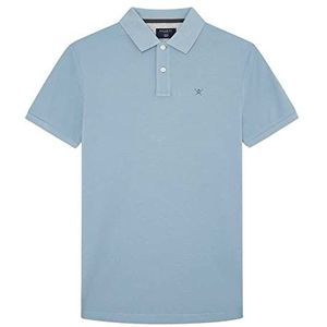 Hackett London Heren Slim FIT Logo Polo Shirt, Blauw (Airforce Blue), XXL, Blauw (Airforce Blue), XXL