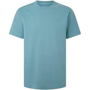 Pepe Jeans Heren Connor T-shirt, Blauw (Quay Blue), XXL, Blauw (Kade Blauw), XXL