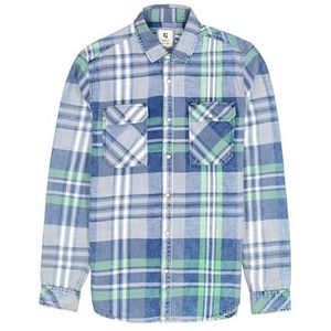 L31083_herenshirt ls, blauw (stone blue), S